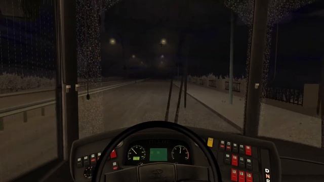 Night Szczecin I Route 522 Kormoranów I Winter I PART 1/2 смотреть онлайн