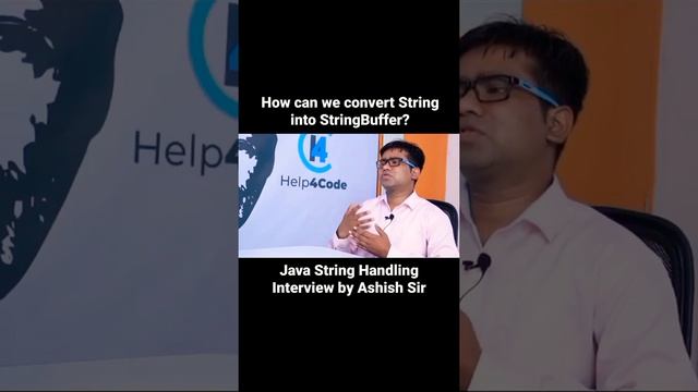 How can we convert String into StringBuffer in java? Ashish Sir #String #StringBuffer #javaintervie смотреть онлайн