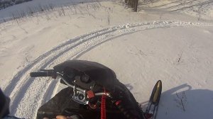 Самодельный снегоход