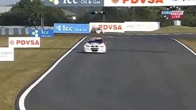 WTCC 2012 Curitiba, Brazil, Race 1, DAste and Engstler collision and crash смотреть онлайн