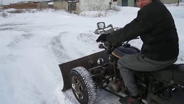 квадроцикл с лопатой смотреть онлайн