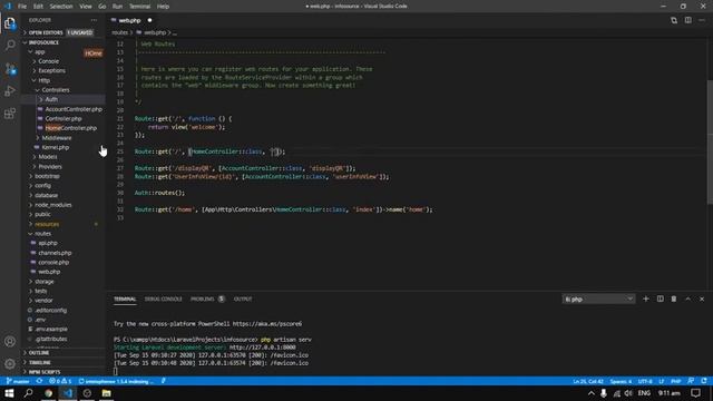 Laravel QR CODE Generator (Controller, View) смотреть онлайн