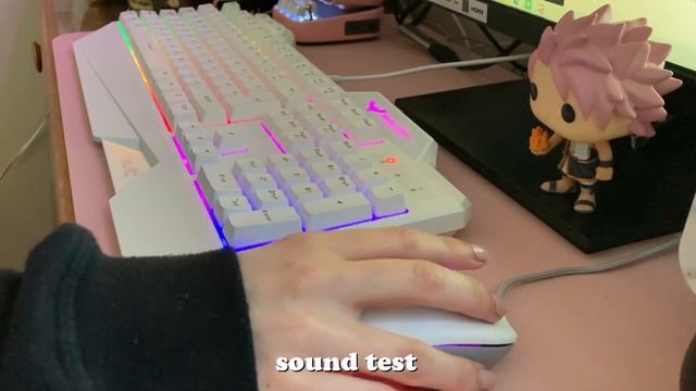 🌷 my first gaming pc setup // pink and white aesthetic *tour* смотреть онлайн