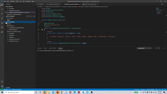 Run .NET 5 API on localhost Kubernetes Cluster смотреть онлайн