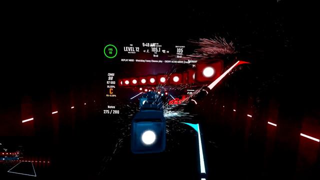 Beat Saber - ENEMY AC130 ABOVE смотреть онлайн