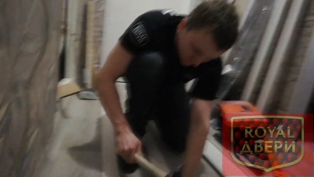 Монтаж двери и межкомнатного портала #межкомнатныедвери смотреть онлайн