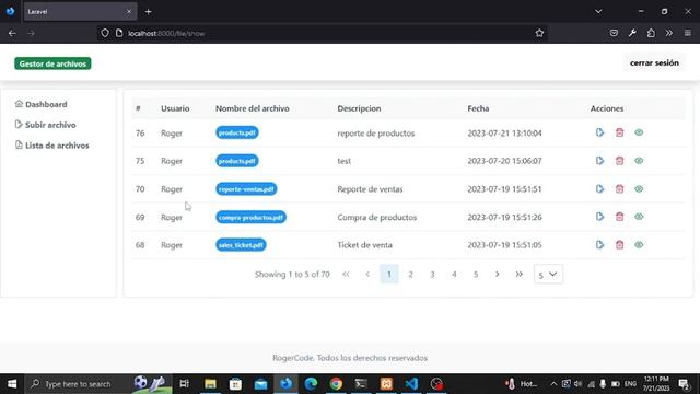 Sistema de gestión de archivos – Laravel, Vue y MySQL (API REST) смотреть онлайн
