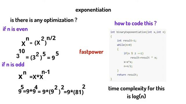 Modular Exponentiation (Fast power) Arabic Animated intuition - باللغة العربية смотреть онлайн