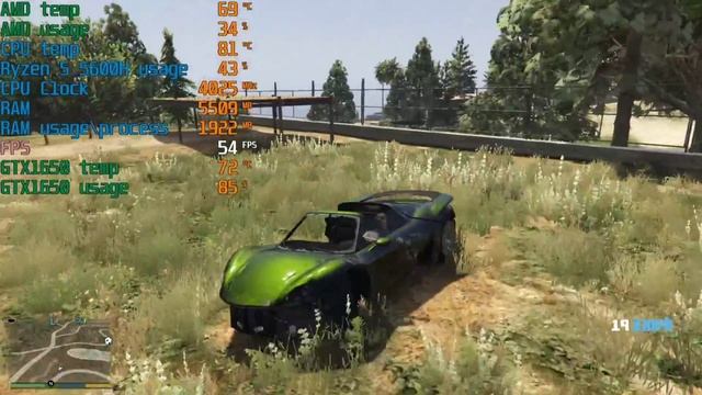 GTA V Test LENOVO IDEAPAD GAMING 3 [Ryzen 5 5600H]??|| GTA V review [Thermal, FPS...?] смотреть онлайн