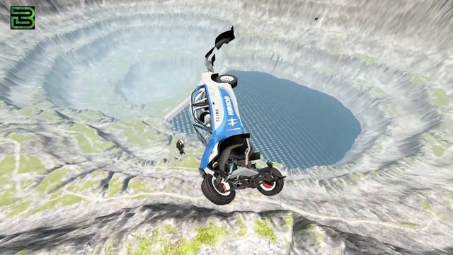 Cars vs Leap Of Death Jumps #2 | BeamNG Drive | B.M.GAMING ! смотреть онлайн