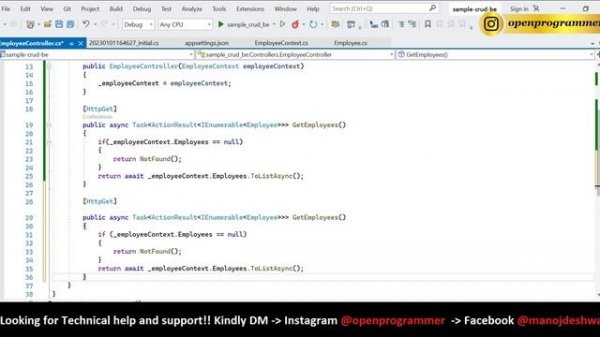 React JS CRUD Application | Asp.Net Core Web API + Entity Framework + Sql Server