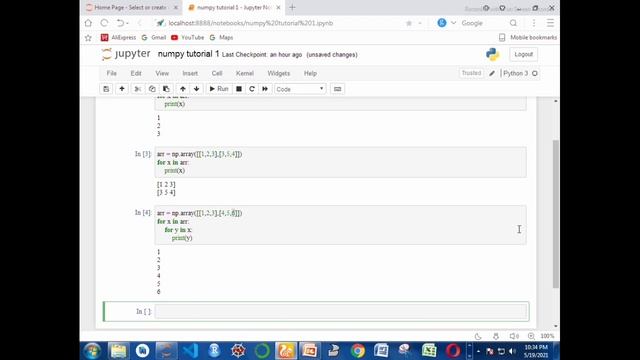 Python NumPy Tutorial | NumPy Array Iterating смотреть онлайн