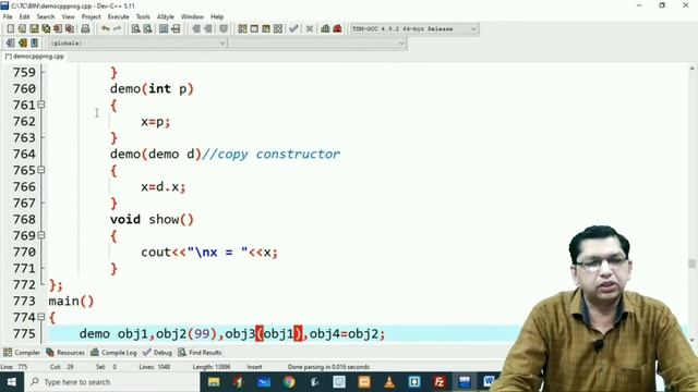 Copy Constructor in C++ | Constructor (Part 5)| By Professor Pankaj Gupta | BIIT смотреть онлайн