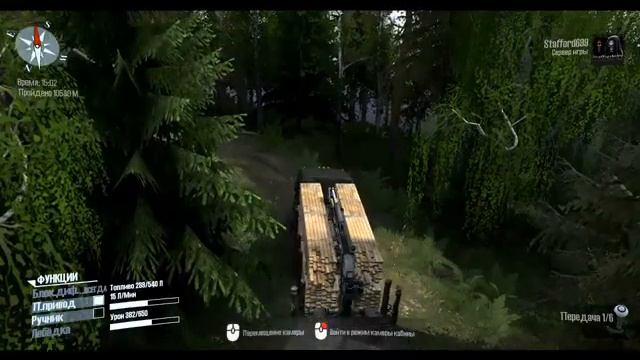 Spintires: MudRunner. Карта «Средняя Полоса» смотреть онлайн