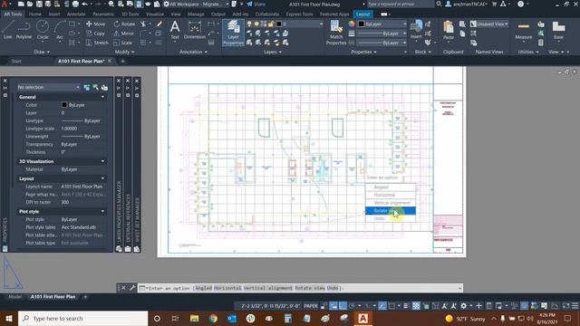 Rotate Viewports with MVSETUP in AutoCAD смотреть онлайн