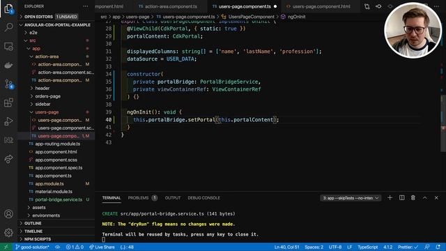 Angular CDK - Portal Module [Advanced, 2021] смотреть онлайн
