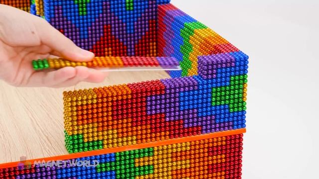 Build Multistorey Minecraft Hospital With Rainbow Staircase From Magnetic Balls For Cute Pets смотреть онлайн