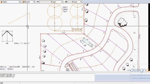Using dashed lines in landscape CAD drawings смотреть онлайн