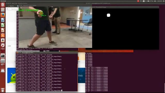 ROS (Indigo) - Parrot Bebop Autonomous Drone with OpenCV - Validation Testing/Demo смотреть онлайн