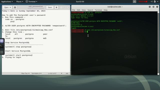 How To Add The PostgreSql User's Password смотреть онлайн