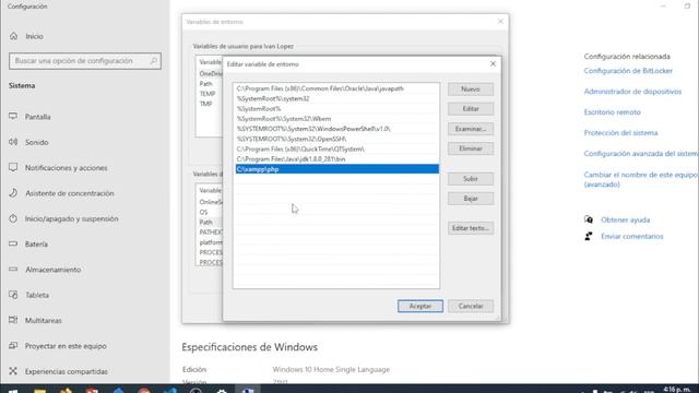 ? CONFIGURAR VARIABLES DE ENTORNO PHP WINDOWS 10 ▶ CREAR VARIABLES DE ENTORNO PHP ◀ CONFIGURACIÓN ? смотреть онлайн