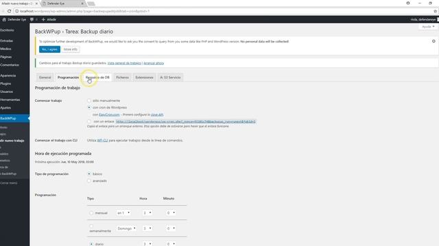 Defender Eye - Wordpress plugin backup смотреть онлайн