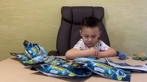 Распаковка морских хищников. Мегалодон, большая черепаха и другие хищники.