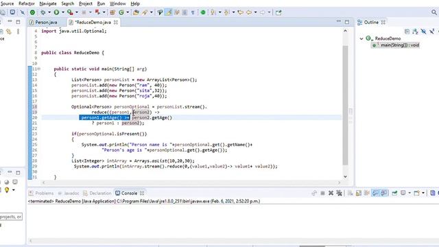 #Reduce in java 8 #java 8 смотреть онлайн