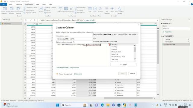 power bi-Find first Sunday of month смотреть онлайн