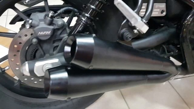Honda Rebel 300 500 Slip on Twin Exhaust Black - Sound Clip смотреть онлайн