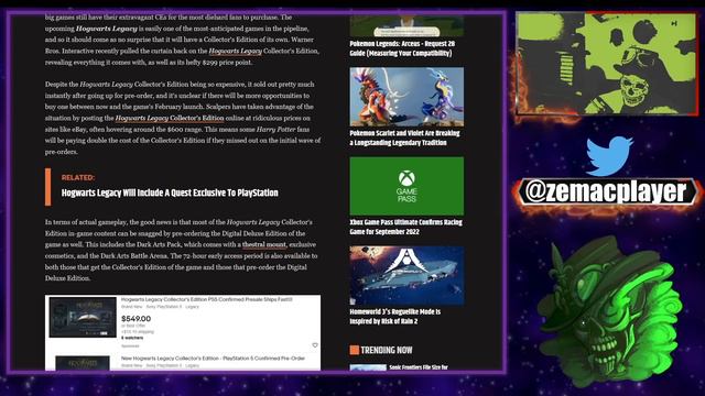 Hogwarts legacy: La version Collector hors de prix deja entièrement scalpée ! смотреть онлайн