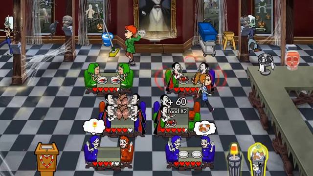 Diner Dash 4: Seasonal Snack Pack - Crypt Cafe - Multiplayer: Monster Dash - Medium смотреть онлайн