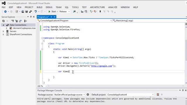 Selenium C# Get Page Load Time смотреть онлайн
