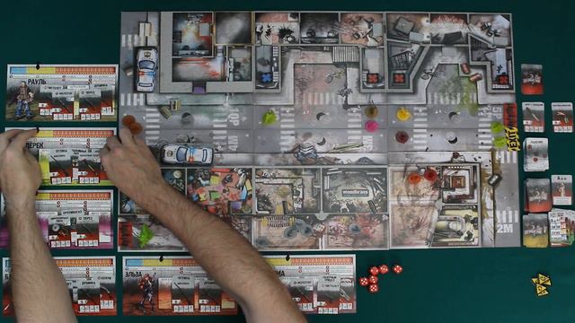 Настольная игра "Зомбицид: Токсичный центр" - Летсплей (Сценарий 7) смотреть онлайн