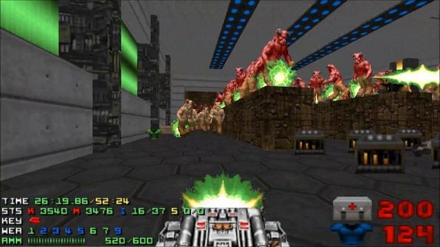 Doom 2 Death in Excess [RC1] Level 5 UV with 101% in 52:11 смотреть онлайн