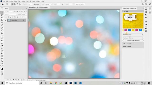 Jigsaw Puzzle Creator - Plugin for Adobe Photoshop - 01 смотреть онлайн