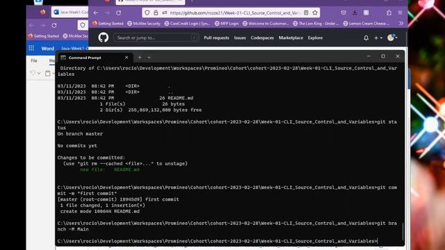 Week One GitHub Assignment смотреть онлайн