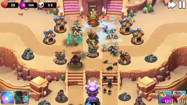 Castle Creeps TD - Chapter 42 Level 167-On the trail again 3 Stars смотреть онлайн