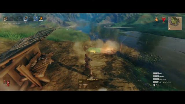 Let's Play Valheim Episode 1 Building a First Home смотреть онлайн