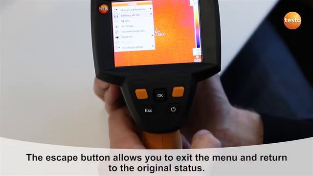testo 875i - Step 02 - How to Use the buttons смотреть онлайн