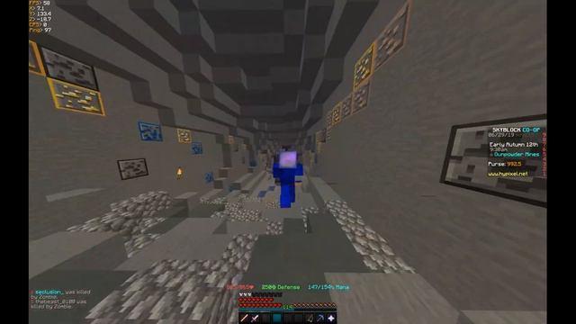 Hypixel Skyblock- How To Find Rick, Lapis Miner, Lazy Miners Pickaxe