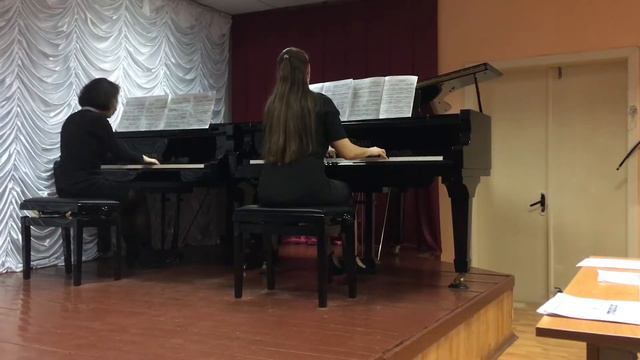 В.А.Моцарт Соната для 2-х фортепиано D-dur KV448 смотреть онлайн