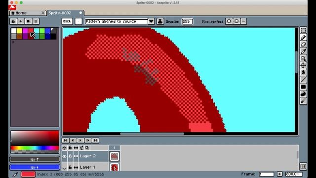 Aseprite - Mocking Quick Mask