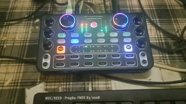 A Melhor Custo Benefício De 2024 Live Sound Card X60 Da Aliexpress Para Web Rádio E Live