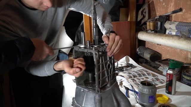 Сборка коробки ваз 2107. Техничка№3