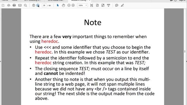 Module # 5 php смотреть онлайн