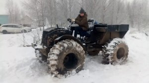 Сармат 1500(вездеход,болотоход,каракат)Первая поломка!