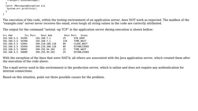 DevOps & SysAdmins: JavaMail application won't send email to external SMTP server смотреть онлайн
