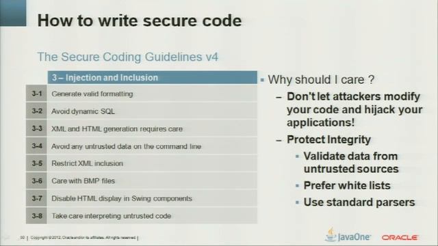 Secure Coding Guidelines for the Java Programming Language смотреть онлайн