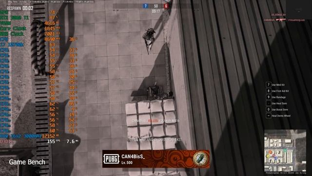PUBG RTX 3060 Ti  LHR  i7 10700k benchmark
